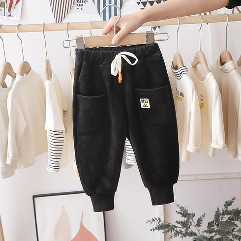 Autumn and winter wear children's corduroy pants
